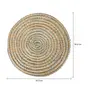 LUGAR AMERICANO 35 CM ESPIRAL GYRE - FIBRA NATURAL/CINZA CLARO - Foto 5