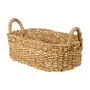 CESTO COM ALÇAS RETANGULAR 12 CM X 25 CM X 38 CM SANSU - FIBRA NATURAL - Foto 2