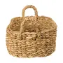 CESTO COM ALÇAS RETANGULAR 12 CM X 25 CM X 38 CM SANSU - FIBRA NATURAL - Foto 3