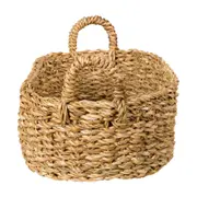 CESTO COM ALÇAS RETANGULAR 12 CM X 25 CM X 38 CM SANSU - FIBRA NATURAL - Foto 3