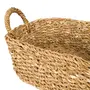 CESTO COM ALÇAS RETANGULAR 12 CM X 25 CM X 38 CM SANSU - FIBRA NATURAL - Foto 4