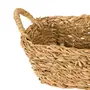 CESTO RETANGULAR COM ALÇAS A 8 CM X 18 CM X 12 CM NATURE - FIBRA NATURAL - Foto 4