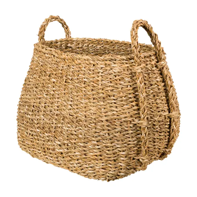 CESTO RETANGULAR 36 CM X 34 CM X 28 CM NIKITA - FIBRA NATURAL - Foto 2