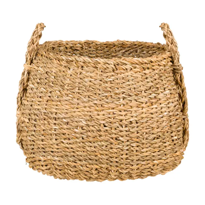CESTO RETANGULAR 24 CM X 26 CM X 26 CM NIKITA - FIBRA NATURAL - Foto 1