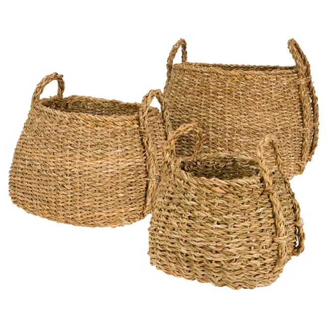 CESTO RETANGULAR 24 CM X 26 CM X 26 CM NIKITA - FIBRA NATURAL - Foto 6