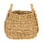 CESTO QUADRADO 21 CM X 18 CM X 19 CM NIKITA - FIBRA NATURAL - Foto 1