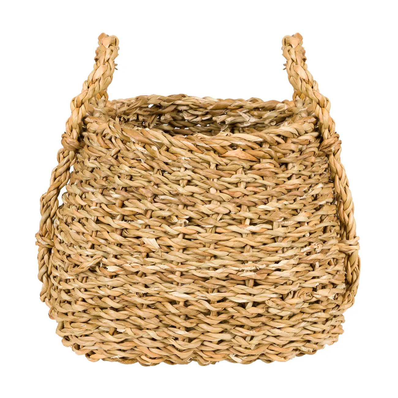CESTO QUADRADO 21 CM X 18 CM X 19 CM NIKITA - FIBRA NATURAL - Foto 1