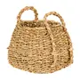 CESTO QUADRADO 21 CM X 18 CM X 19 CM NIKITA - FIBRA NATURAL - Foto 2