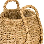 CESTO QUADRADO 21 CM X 18 CM X 19 CM NIKITA - FIBRA NATURAL - Foto 5
