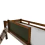 CAMA DE SOLTEIRO COM ESCORREGADOR E ESCALADA 78 CM GARATUJA - CAMELO/MUSGO - Foto 8