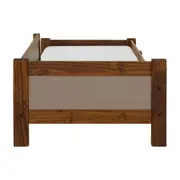 CAMA JÚNIOR 78 CM GARATUJA - CAMELO/MUSGO - Foto 4