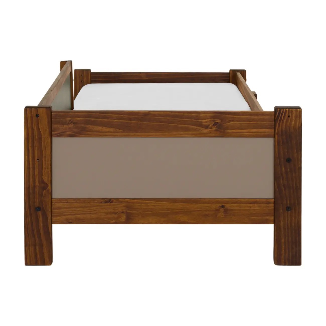 CAMA JÚNIOR 78 CM GARATUJA - CAMELO/MUSGO - Foto 4