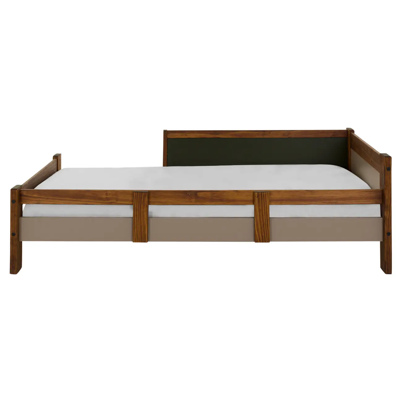 CAMA JÚNIOR 78 CM GARATUJA - CAMELO/MUSGO - Foto 5