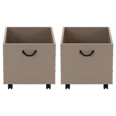 CONJUNTO COM 2 CAIXAS ORGANIZADORAS 37 CM X 39 CM X 50 CM GARATUJA