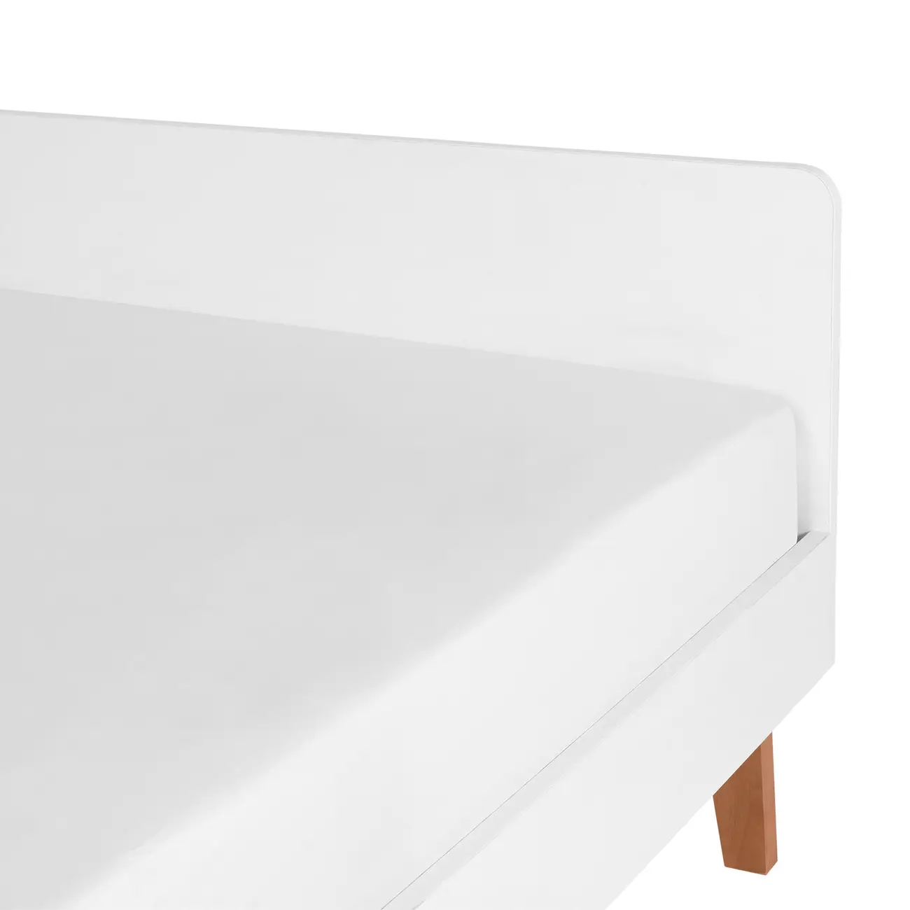 CAMA DE CASAL 1,38 M LIN - BRANCO/NOZES - Foto 6