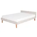 BEGE/NOZES - CAMA DE CASAL 1,38 M LIN