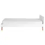CAMA DE SOLTEIRO 88 CM LIN - BRANCO/NOZES - Foto 4
