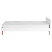 CAMA DE SOLTEIRO 88 CM LIN - BRANCO/NOZES - Foto 4