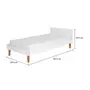 CAMA DE SOLTEIRO 88 CM LIN - BRANCO/NOZES - Foto 7