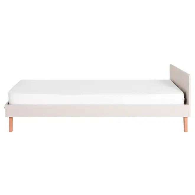 CAMA DE SOLTEIRO 88 CM LIN - BEGE/NOZES - Foto 4