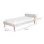CAMA DE SOLTEIRO 88 CM LIN - BEGE/NOZES - Foto 7