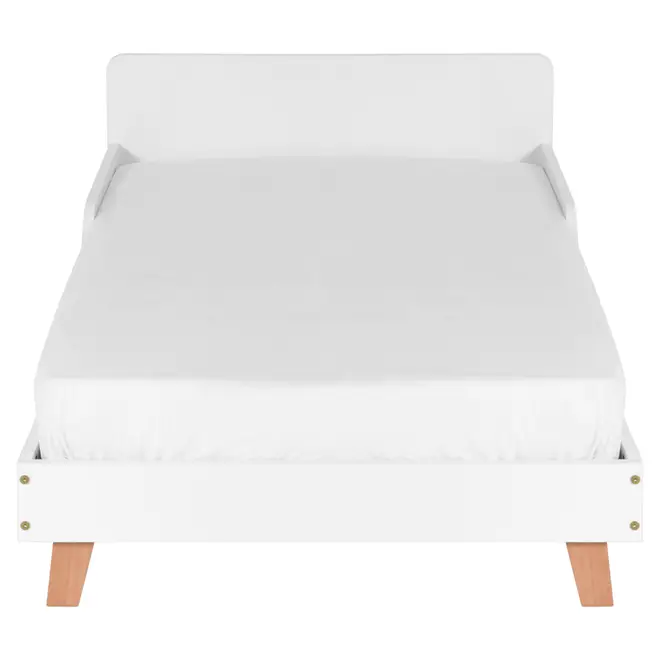 CAMA JÚNIOR 78 CM LIN - BRANCO/NOZES - Foto 2