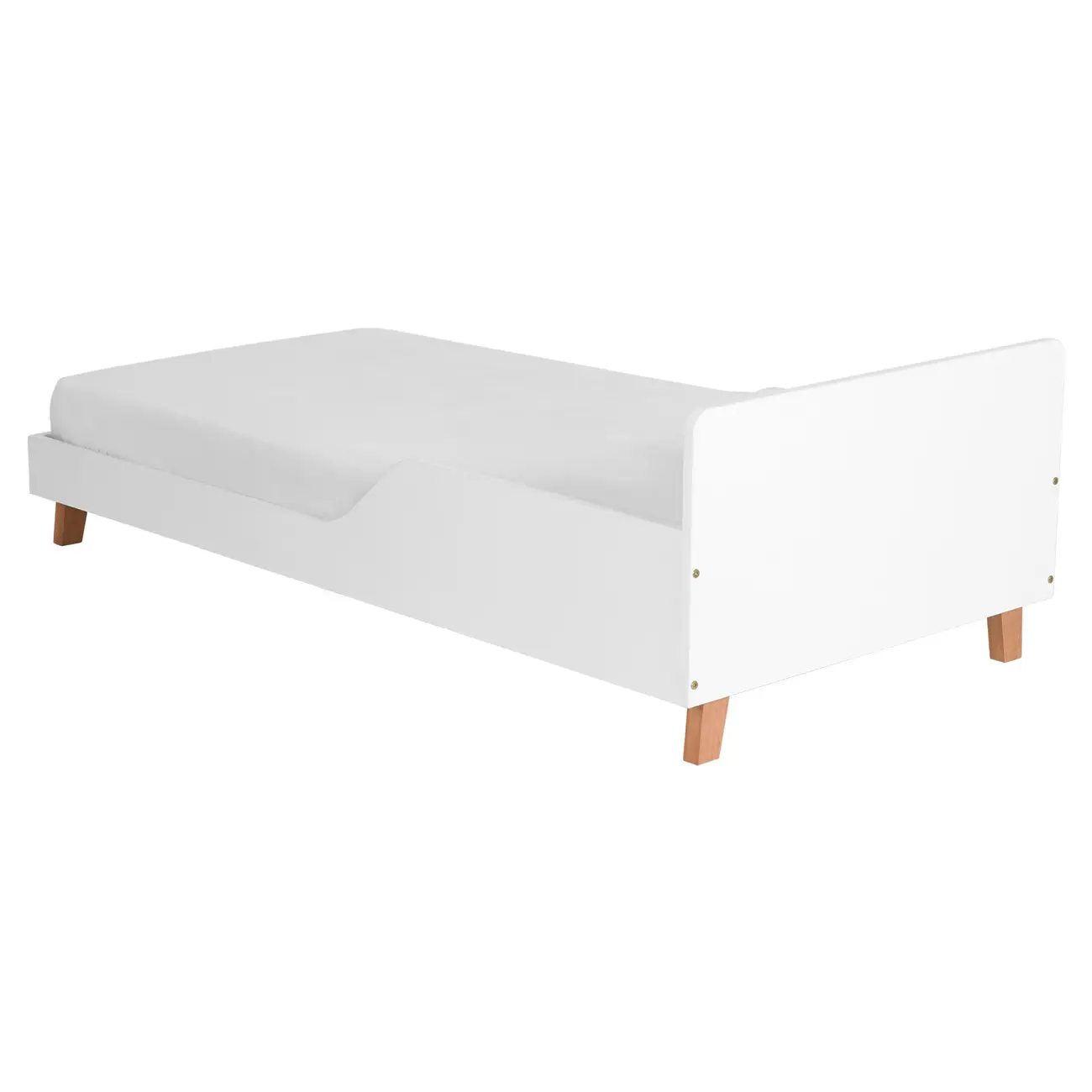 CAMA JÚNIOR 78 CM LIN - BRANCO/NOZES - Foto 3