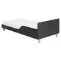 CAMA JÚNIOR 78 CM LIN - PRETO/NOZES - Foto 3