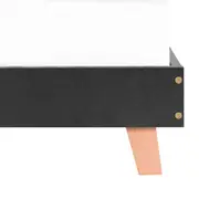 CAMA JÚNIOR 78 CM LIN - PRETO/NOZES - Foto 5
