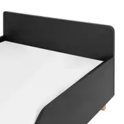 CAMA JÚNIOR 78 CM LIN - PRETO/NOZES - Foto 6