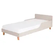 CAMA JÚNIOR 78 CM LIN - BEGE/NOZES - Foto 1