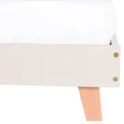 CAMA JÚNIOR 78 CM LIN - BEGE/NOZES - Foto 5