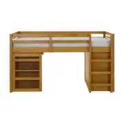 SISTEMA DE QUARTO INTEGRADO COM CÔMODA E ESCRIVANINHA TRILEGAL - AMÊNDOA - Foto 2