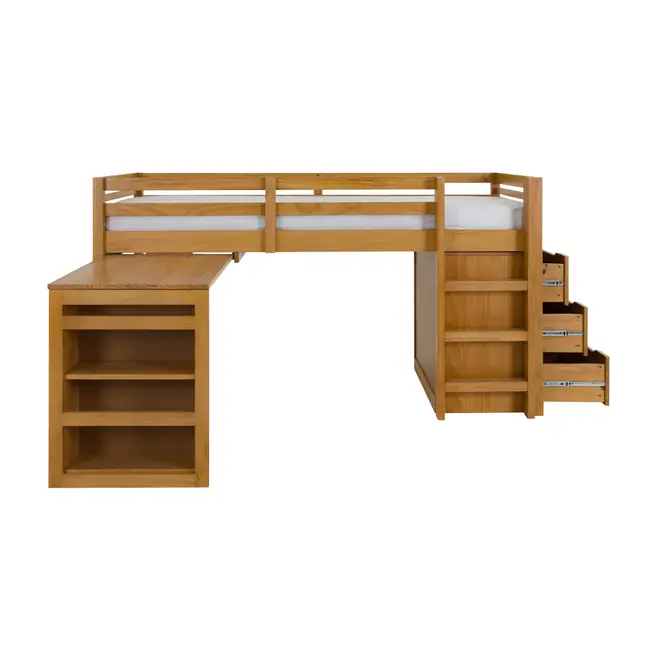 SISTEMA DE QUARTO INTEGRADO COM CÔMODA E ESCRIVANINHA TRILEGAL - AMÊNDOA - Foto 3