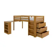 SISTEMA DE QUARTO INTEGRADO COM CÔMODA E ESCRIVANINHA TRILEGAL - AMÊNDOA - Foto 5