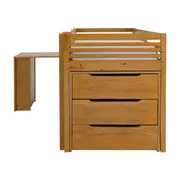 SISTEMA DE QUARTO INTEGRADO COM CÔMODA E ESCRIVANINHA TRILEGAL - AMÊNDOA - Foto 7