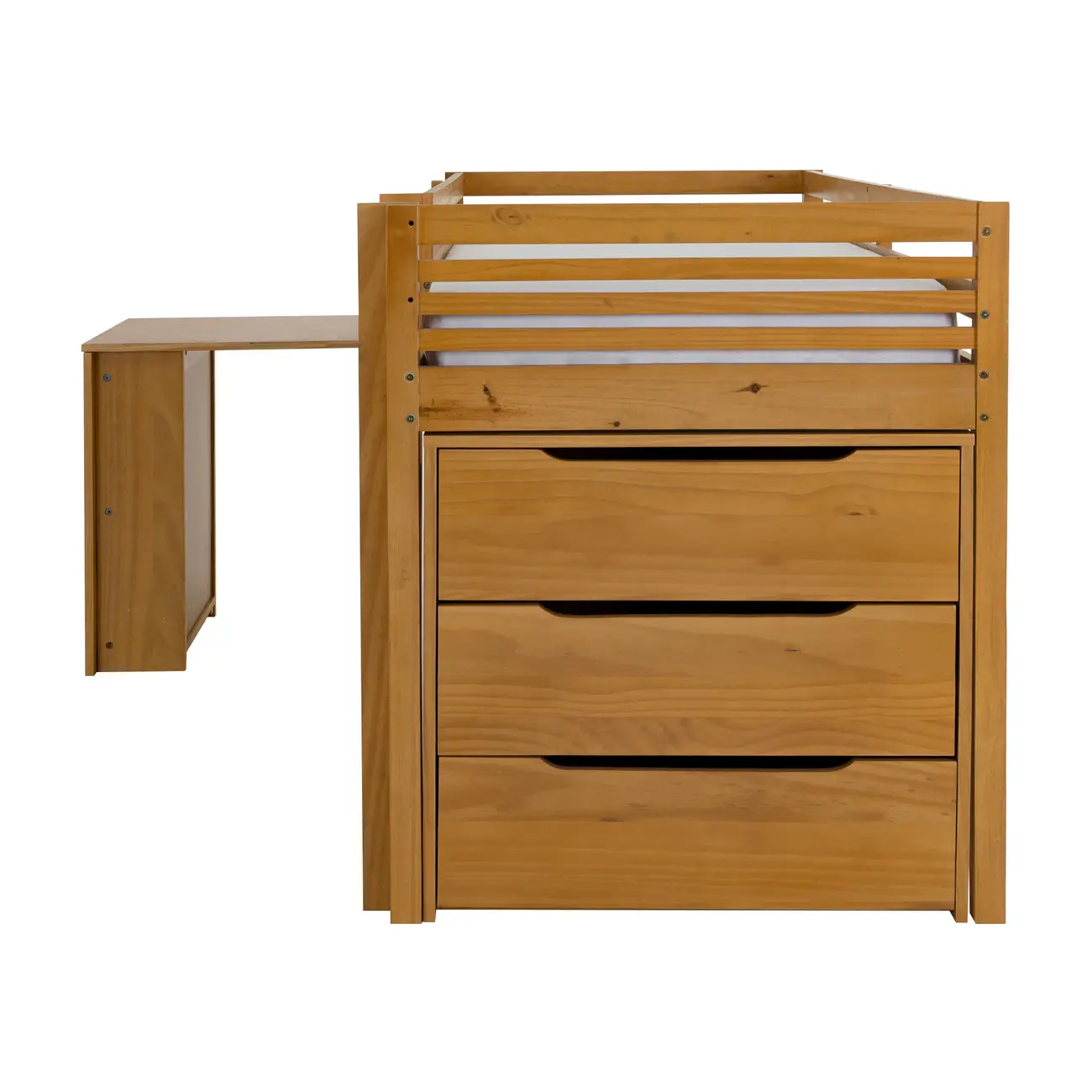 SISTEMA DE QUARTO INTEGRADO COM CÔMODA E ESCRIVANINHA TRILEGAL - AMÊNDOA - Foto 7