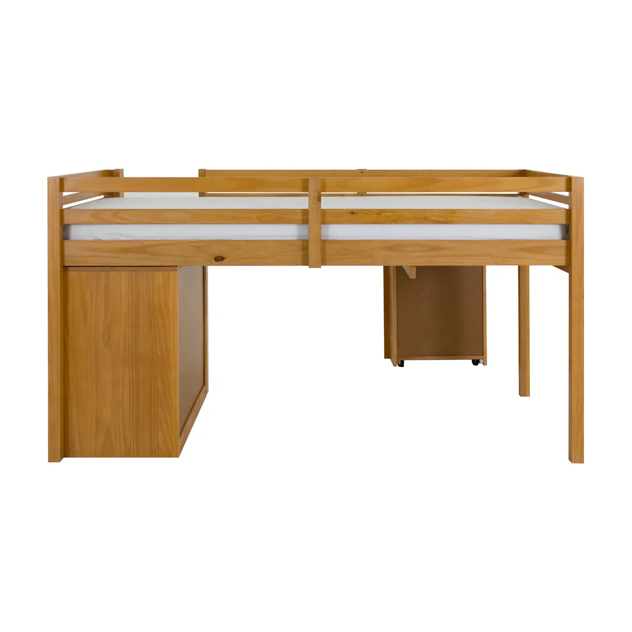 SISTEMA DE QUARTO INTEGRADO COM CÔMODA E ESCRIVANINHA TRILEGAL - AMÊNDOA - Foto 8