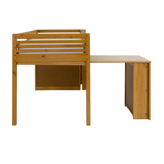 SISTEMA DE QUARTO INTEGRADO COM CÔMODA E ESCRIVANINHA TRILEGAL - AMÊNDOA - Foto 9