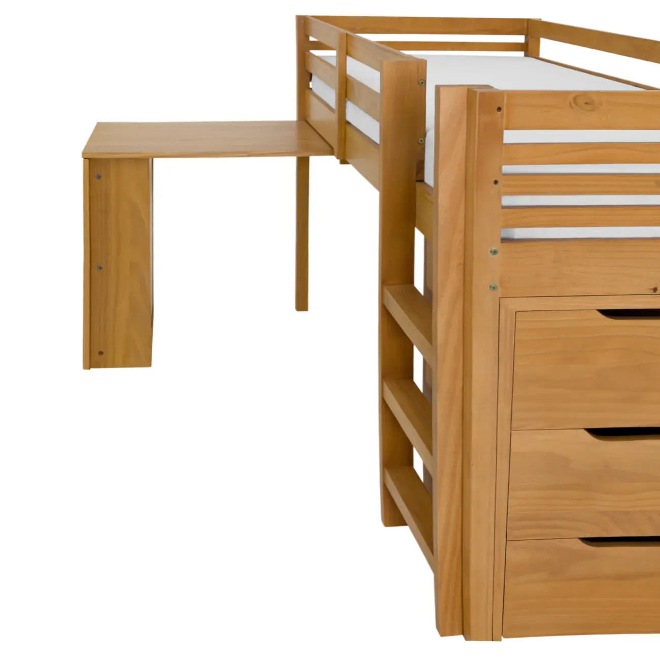 SISTEMA DE QUARTO INTEGRADO COM CÔMODA E ESCRIVANINHA TRILEGAL - AMÊNDOA - Foto 12