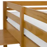 SISTEMA DE QUARTO INTEGRADO COM CÔMODA E ESCRIVANINHA TRILEGAL - AMÊNDOA - Foto 14