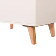 BAÚ 70 CM X 35 CM LIN - BEGE/NOZES - Foto 7