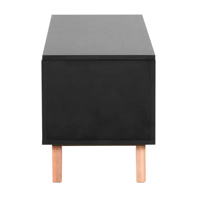 BAÚ 1 M X 35 CM LIN - PRETO/NOZES - Foto 4