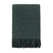 MANTA PARA SOFÁ 1,20 M X 1,60 M VICENZA - MUSGO/PRETO - Foto 1