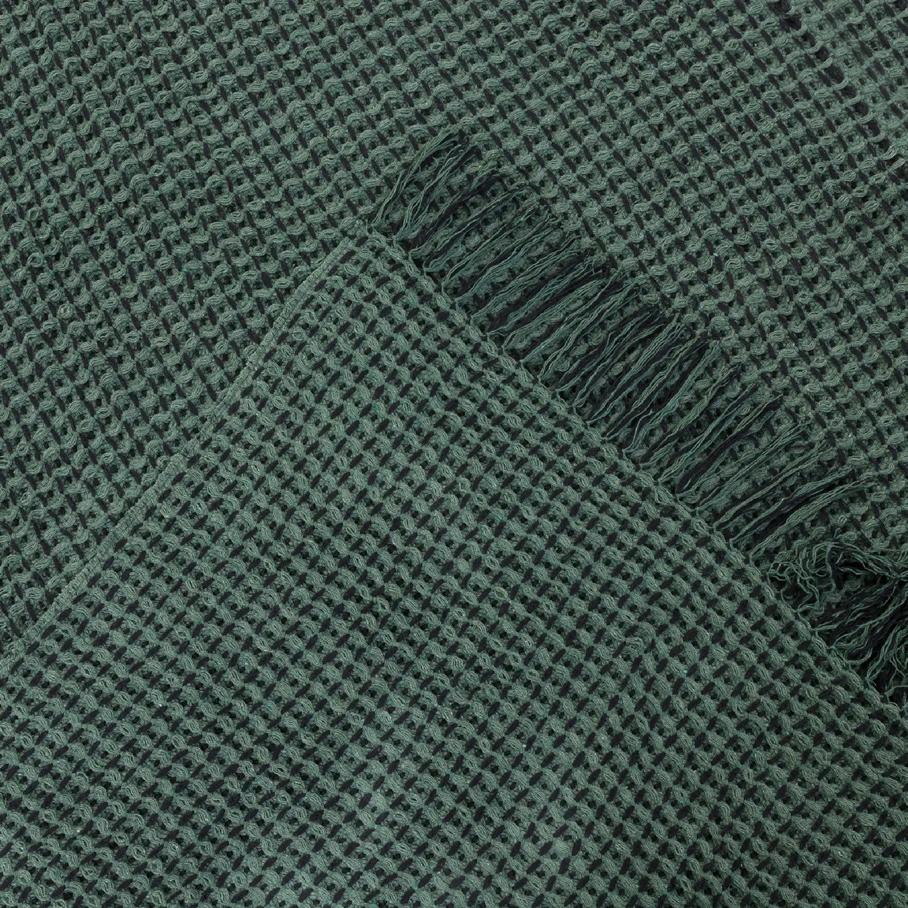 MANTA PARA SOFÁ 1,20 M X 1,60 M VICENZA - MUSGO/PRETO - Foto 3