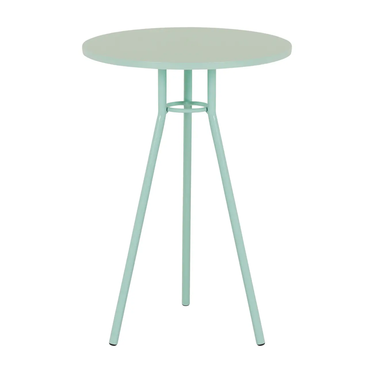 MESA LATERAL ALTA REDONDA 45 CM LEGS - SORBET MENTA/SORBET MENTA - Foto 1