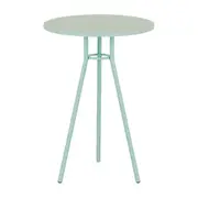 MESA LATERAL ALTA REDONDA 45 CM LEGS - SORBET MENTA/SORBET MENTA - Foto 1