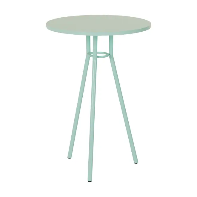 MESA LATERAL ALTA REDONDA 45 CM LEGS - SORBET MENTA/SORBET MENTA - Foto 2