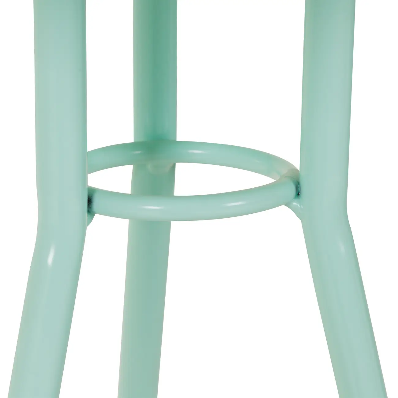 MESA LATERAL ALTA REDONDA 45 CM LEGS - SORBET MENTA/SORBET MENTA - Foto 4