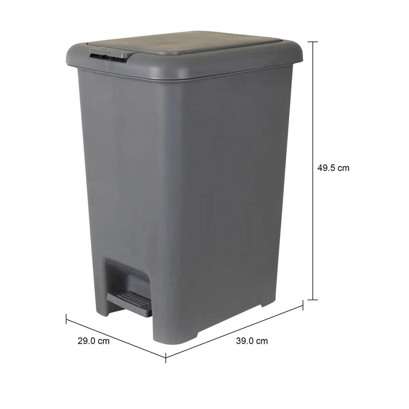 LIXEIRA COM PEDAL 30 L CLICK K - KONKRET - Foto 11